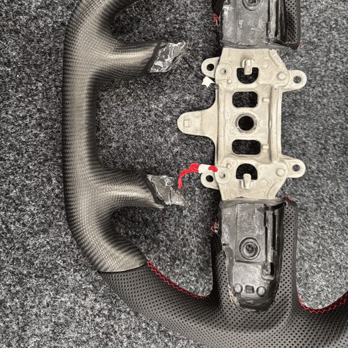 For Dodge Overlord Dragon Ram Matte Carbon Fiber Sport Modified Steering Wheel - Picture 2 of 7