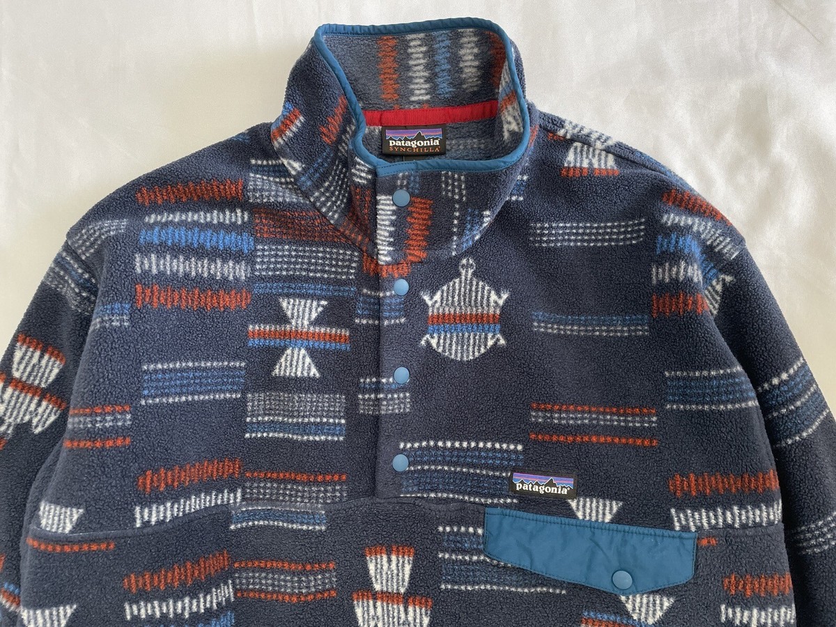 【Tracii】patagonia Synchilla M 黒 紺 Men's Synchilla® Snap-T® Pullover – Patagonia Worn Wear®