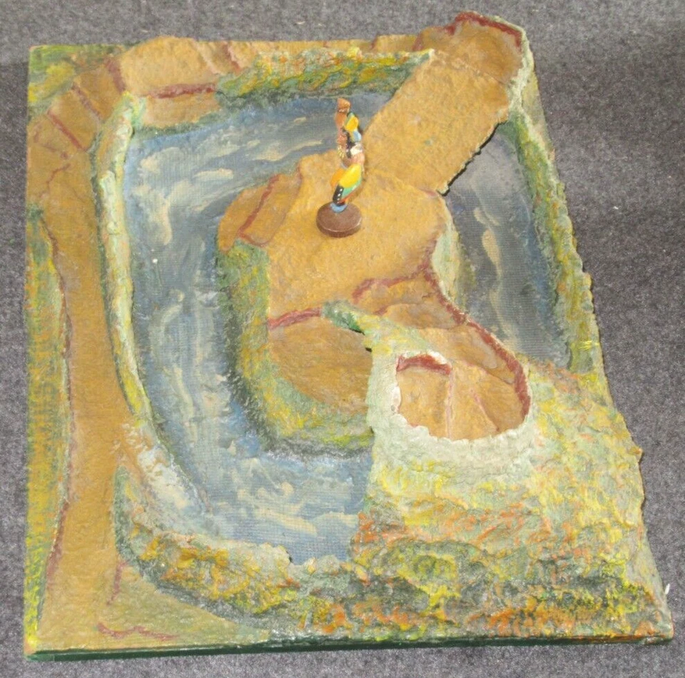 Lisanto Gelände Landschaft mit Insel für Elastolin & DDR Masse & Plaste Indianer - Bild 2 von 4