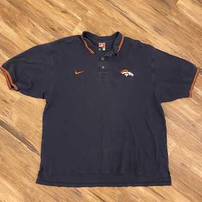 nike broncos polo