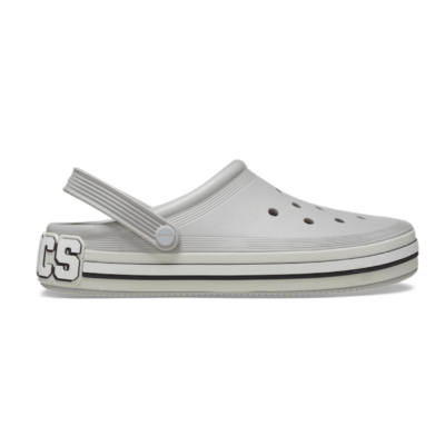 New CROCS Womens OFF COURT LOGO CLOG 209651-1FT ATMOSPHERE GRAY W