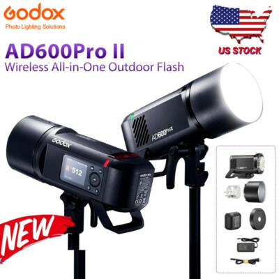 US Godox AD600Pro II 2.4G TTL HSS Wireless Flash All-in-One Stable Outdoor Use