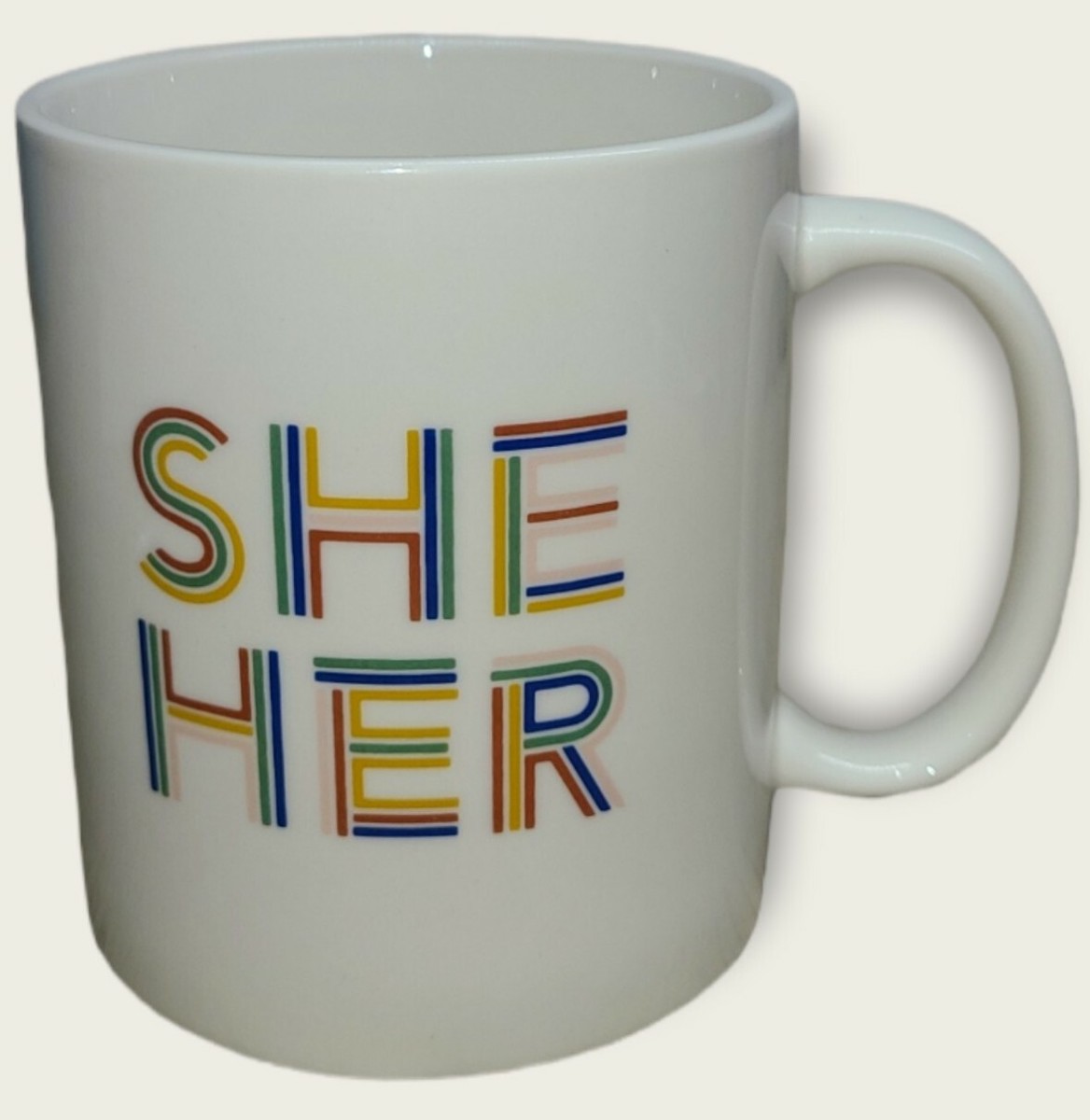 Tasse à café She Her Gender Pronoms
