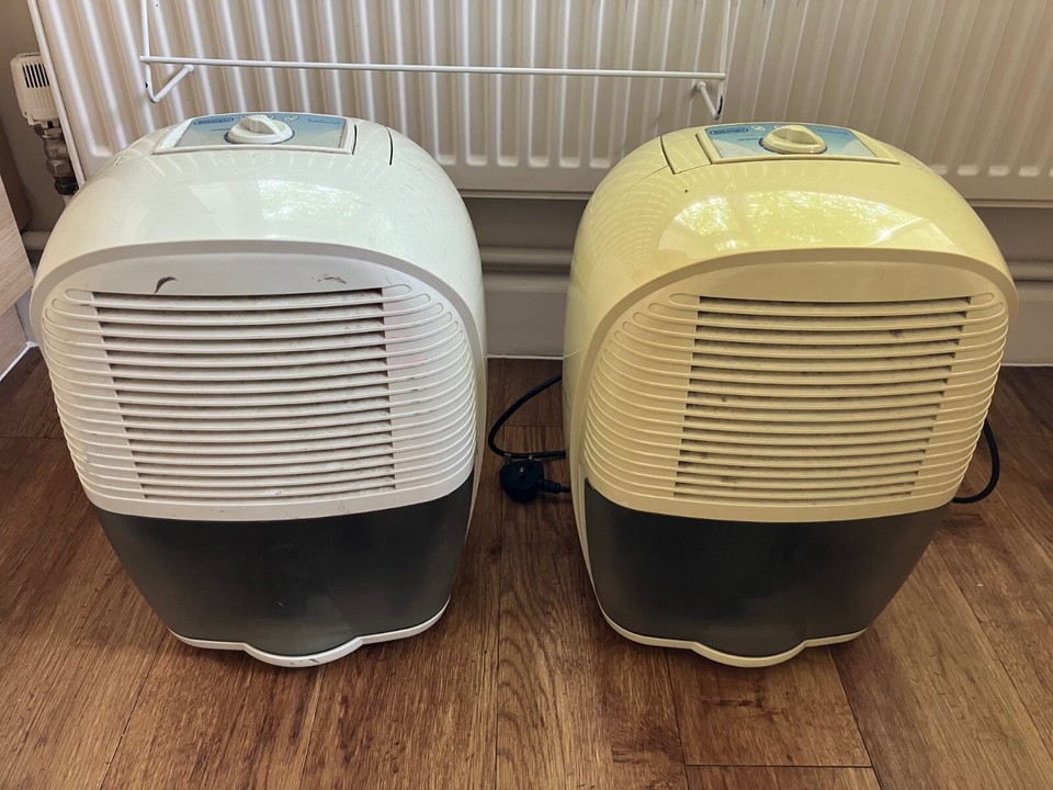 Delonghi DEM 10 dehumidifiers x2 eBay