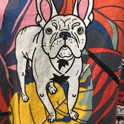 french bulldog dress shirt French Bulldog Funny Graphic T-Shirt | Vintage Dog Beret Tee