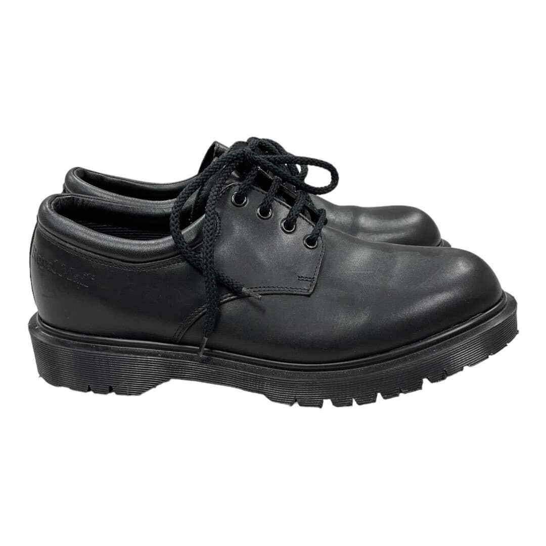 Dr Martens Royal Mail Black Leather Oxfords Size 10.5 UK  display picture 2