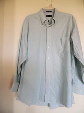 MEN'S RALPH LAUREN CHAPS CLASSIC OXFORD STRIPED DRESS SHIRT SZ 16 16 1/2 32-33