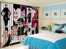 3D Fashion Model ZHUA2871 Photo Curtain Window Blockout Fabric Amy 2023
