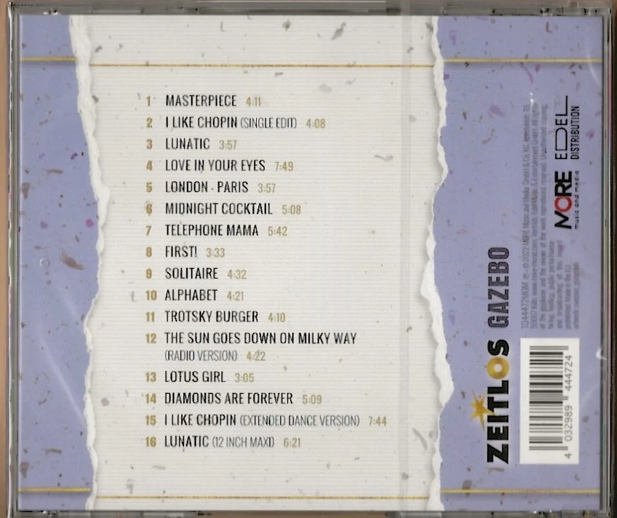 Gazebo - CD - Zeitlos - I Like Chopin Lunatic - Solitaire - 2022 - NEUWARE! - Bild 2 von 2