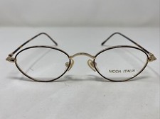 Moda Italia 111 COL.96 45-18-140 Demi Amber/Gold Full Rim Eyeglasses Frame SH80
