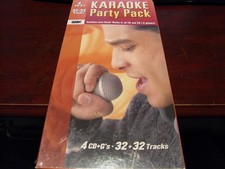 SINGER'S DREAM KARAOKE BOX SET SDK 9597 PARTY PACK 4 CD G MULTIPLEX 32 TRACKS