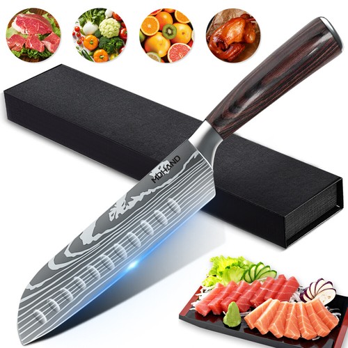 MDHAND Knife Kitchen Chef Knife Meat Vegetable Stainless Steel Cooking Cutlery