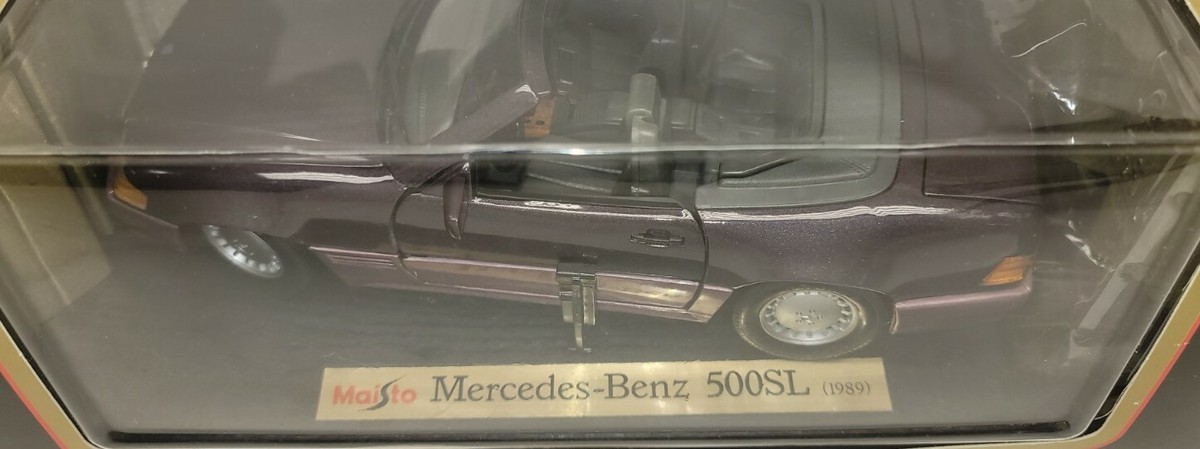 Maisto Mercedes-Benz 500SL 1989 1:18 NOS purple. | eBay