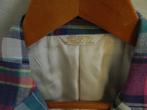 Vintage Patchwork Patch Work Funky   Sports Jacket Union Made in USA Size 44 - Picture 3 of 6