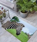 3D Animal Zebra Stripes NAO9261 Game Rug Mat Elegant Photo Carpet Mat Fay