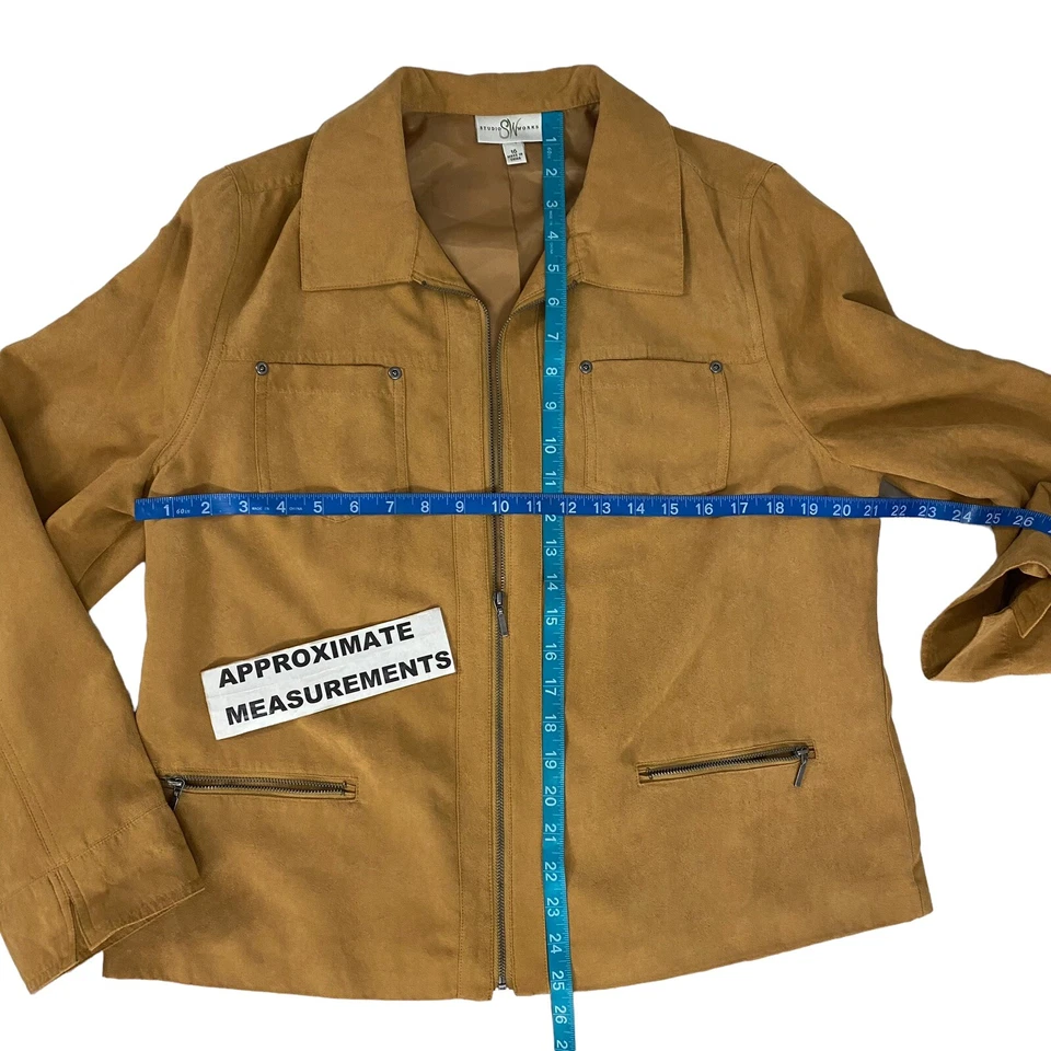 Blazer Studio Works Feminino Tamanho 16 Jaqueta Bronzeada Trabalho Escritório Cápsula Minimalista - Imagem 4 de 4