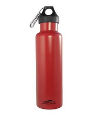 AQUATIX RED STEEL 21 OZ INSULATED DOUBLE WALL BPA FREE BIG SPORTS WATER BOTTLE
