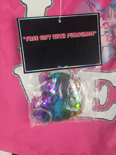 NEW Girl's 2 Pc Set Pink Unicorn T-Shirt/Black Leggings Sz 2T NWT MSRP $46 - Picture 3 of 7