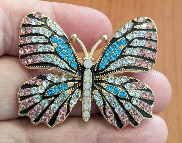 Butterfly brooch clearance