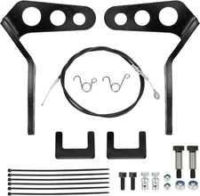 Heavy Duty Go Kart Gas Brake Pedals with Throttle Cable Kit Compatible with Most