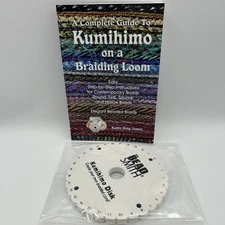 KUMIHIMO Braiding for Jewelry Designers book Anne Dilker plus Disc 6”