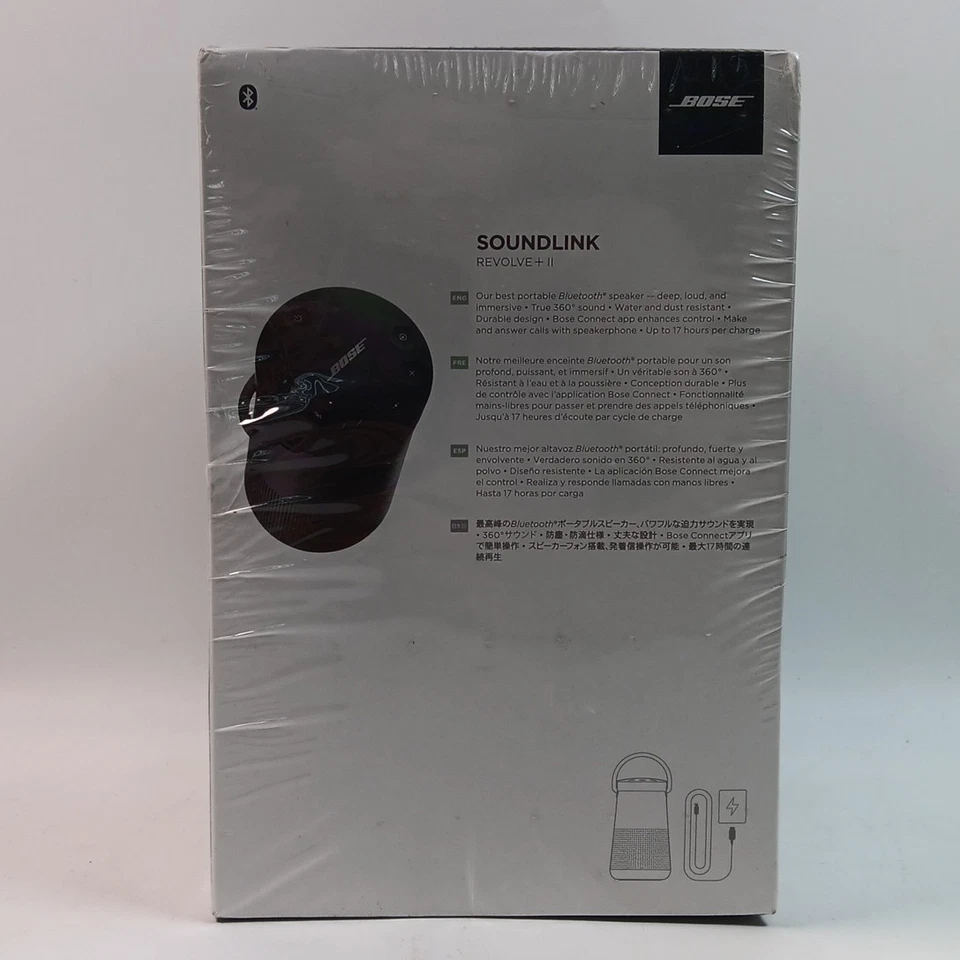 SoundLink Revolve+ (Series II) Bluetooth Speaker (Black) - Image 3 of 4