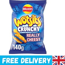 Wotsits Crunchy Cheese, 140g