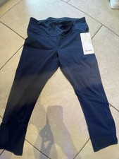 New With Tags Lululemon Navy Cropped Leggings U.K. 12 rrp £78