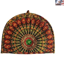 Cotton Quilted Oven Mitts and Pot Holder Set with Tea Cozy – Heat Resistant K...