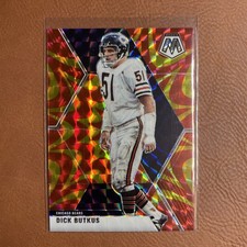 2020 Panini Mosaic Dick Butkus Prizm Reactive Gold #42 Bears MINT