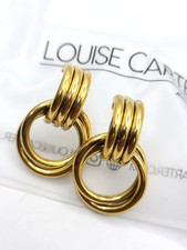 Louise Carter Milan Earrings 14k Gold Plate PVD