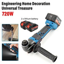21V Cordless Oscillating Multi Tool Sander Scraper Saw with 2 Battery+1 charger