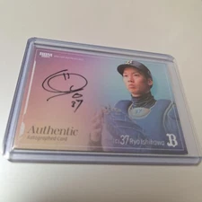 Ryo Ishikawa 120 Limited Edition Autograph Orix Buffaloes Nippon-Ham Fighters