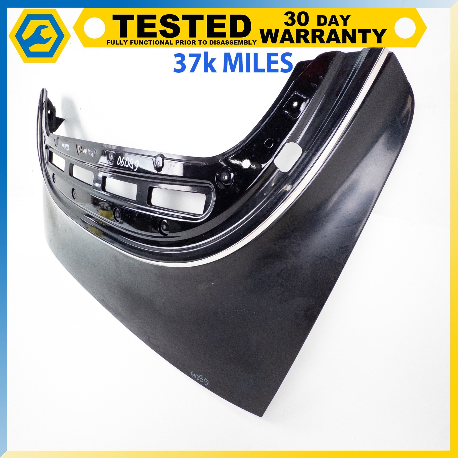 05-12 ASTON MARTIN DB9 VOLANTE TOP FOLDING LID COVER PANEL BLACK OEM