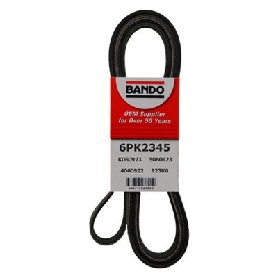 For Chevy Silverado 2500 HD 01-07 Bando 6PK2345 Rib Ace V-Ribbed Serpentine Belt