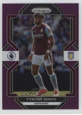 2022-23 Panini Prizm Premier League Purple Prizm /49 Tyrone Mings #281 13px