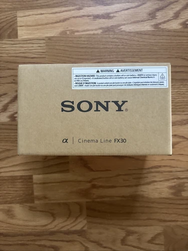Sony FX30 26.1MP 4K f/4 Lens Cinema Digital Camera - Gray (ILME-FX30B) NIB NEW