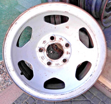 VINTAGE BORLEM GM TRUCK 15" x 7" 6 VENT STEEL WHEEL. 5 LUG x 5" BOLT PATTERN.