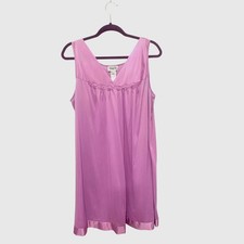 Vintage Vanity Fair Lilac Purple Night Gown 100 Nylon Size Large 42