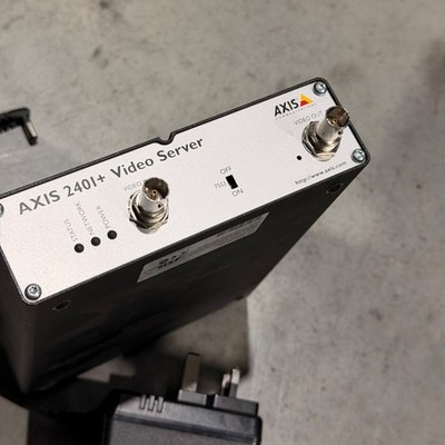 Axis 2401+ 1 Kanal Analog BNC Video Web Server Encoder IP/FTP Netzwerk Host
