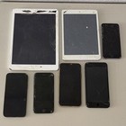 7 Apple iPad & iPhone Mixed Lot For Parts/Repair, Cracked Screens — photo 2