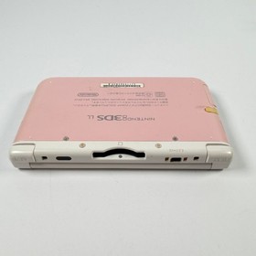 Nintendo 3DS LL XL Pink White Console Japan Region w/ Stylus + XYAB Charger