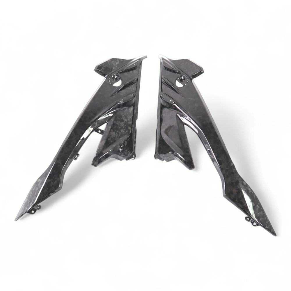 Flancs de carénage carbone BMW S1000RR 2023 habillage flanc moto sport brillant