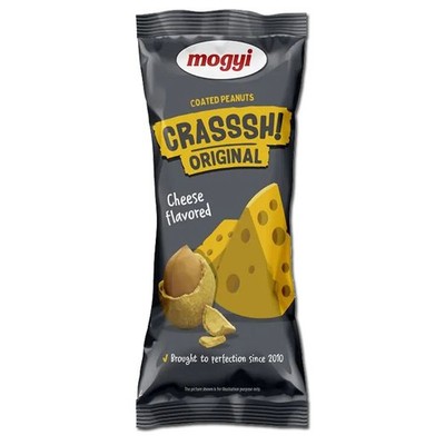 (16,67 /1kg) Mogyi Crasssh! Erdnüsse im Teig Käse 60g Beutel