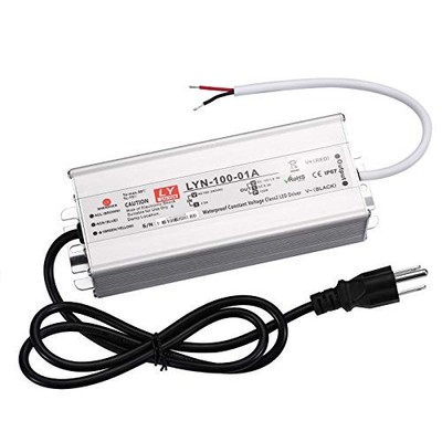 LED Driver 100 Watts 110V AC to 12V DC Low Voltage Output, 100.0 Watt Hours