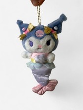 Sanrio Kuromi Mermaid Plush Keychain Mascot 2023 Pastel Kawaii