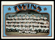 1972 Topps #156 Minnesota Twins Vintage Baseball Team Card #A VG