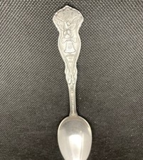 Vintage WM Rogers WWI Liberty For All Eagle Bell Silverplate Collectible Spoon!