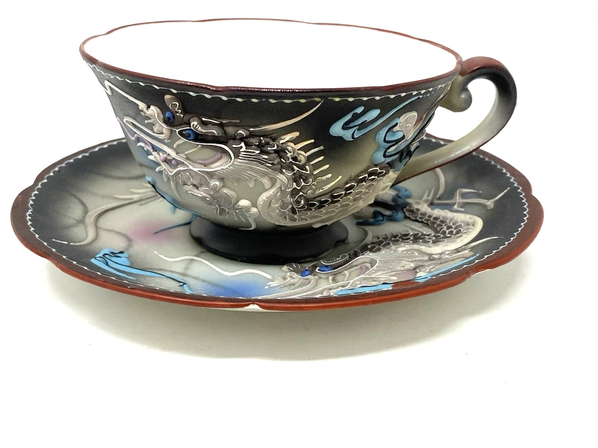 中国民国時代のドラゴンの絵柄 陶器カップ Dragonware In Antique Ceramic & Porcelain Cups & Saucers for sale