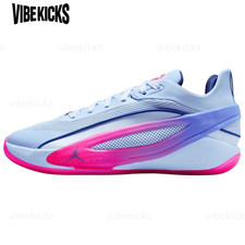 Jordan LUKA 5 Breathable Basketball Shoes Men's Blue Pink IW9036-500 New